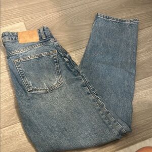 Zara Blue Straight Leg Jeans